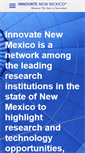 Mobile Screenshot of innovatenewmexico.com