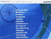 Tablet Screenshot of innovatenewmexico.com